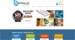 Desktop Screenshot of cappelloplumbing.com